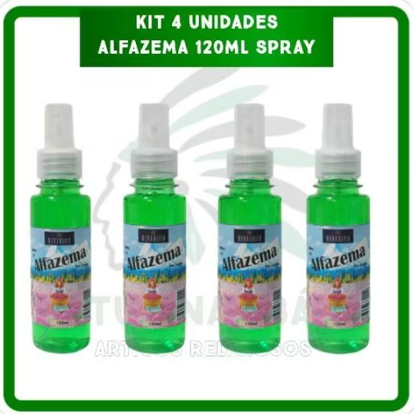ALFAZEMA DEO COLÔNIA SPRAY 120ML - KIT 4 UN em Oferta na Shopee
