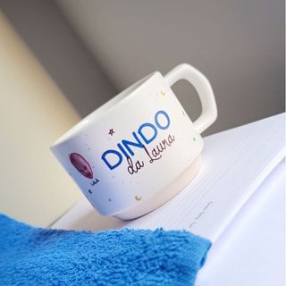 Xícara rostinhos fofos, xícara padrinhos, xícara dindo, xícara dinda, xícara personalizada, presente dindo e dinda