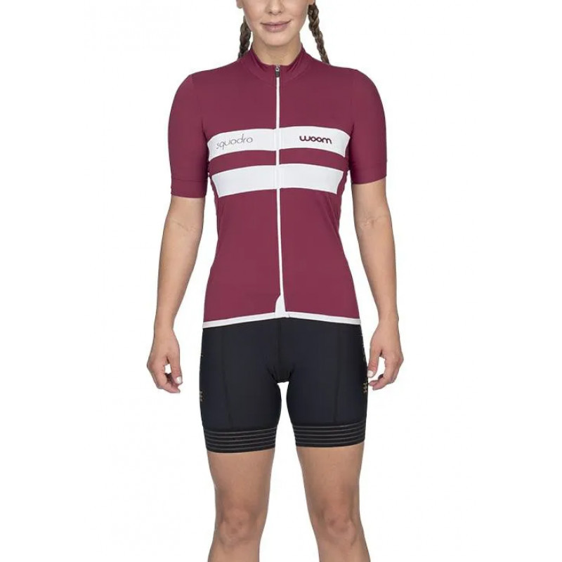 Camisa De Ciclismo Woom Squadra Marsala UV 50+