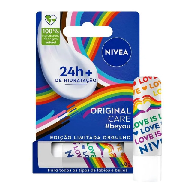 Hidratante Labial Nivea Original Care Orgulho 4,8g