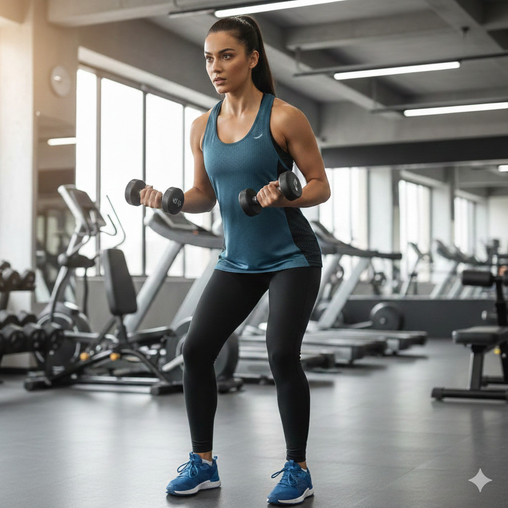 regata feminina dri fit azul petróleo, regata nadador feminina azul escura para academia dryfit em promoção