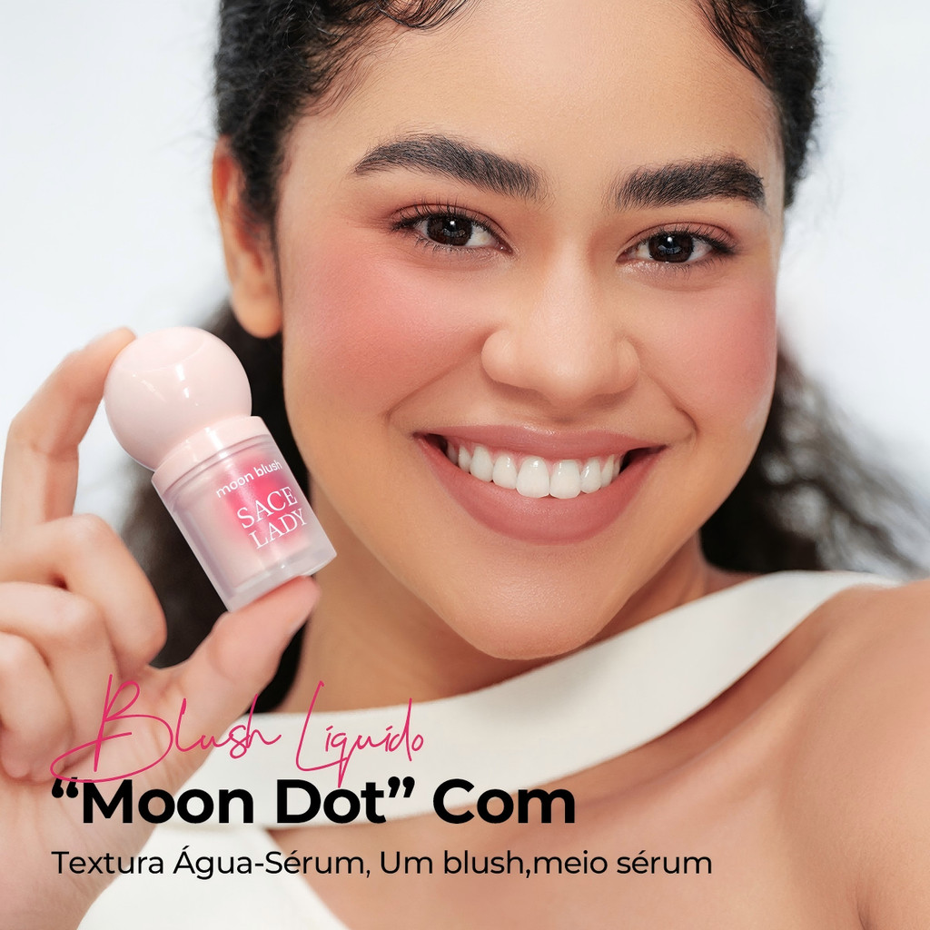 Blush Liquido SACE LADY Com Pincel Flocking Bastão de Blush Leve e Sedoso · foto 2