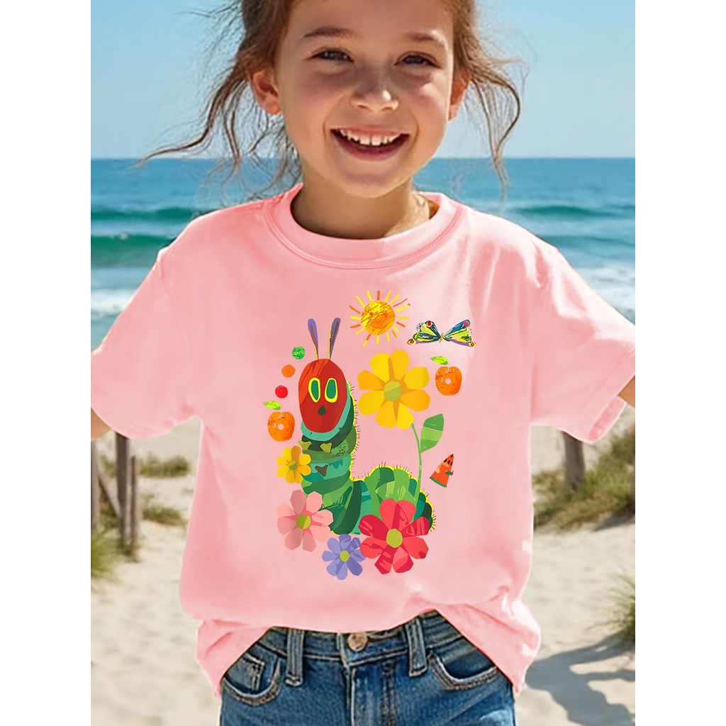 Camiseta Infantil juvenil Estampa   Verão  Premium  anos  Divertida  Moda  Varios Tamanho  Básica