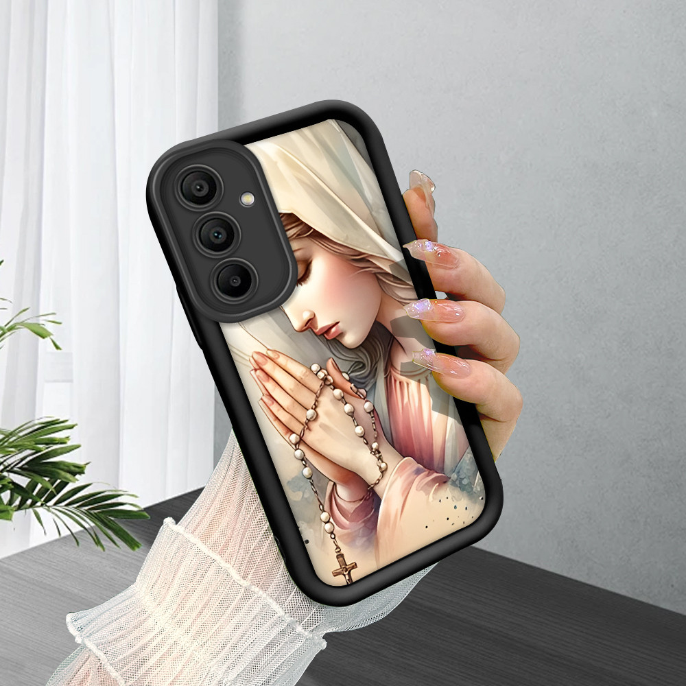 Capinha Para Samsung Galaxy A15 4G 5G Preta Silicone De Celular Capa TY6229