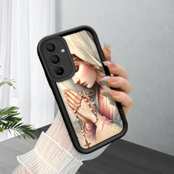 Capinha Para Samsung Galaxy A15 4G 5G Preta Silicone De Celular Capa TY6229