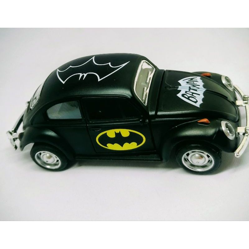 Miniatura Fusca Batman em Ferro – Preto – Carrinho Colecionável DC