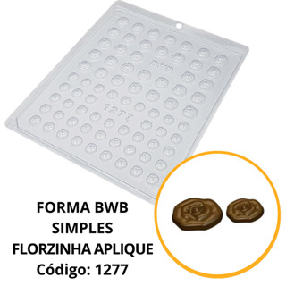 1~10 Forma Simples Florzinha Aplique 1277  (J3) em Acetato BWB P Bombom e Doces de Chocolate em Oferta na Shopee