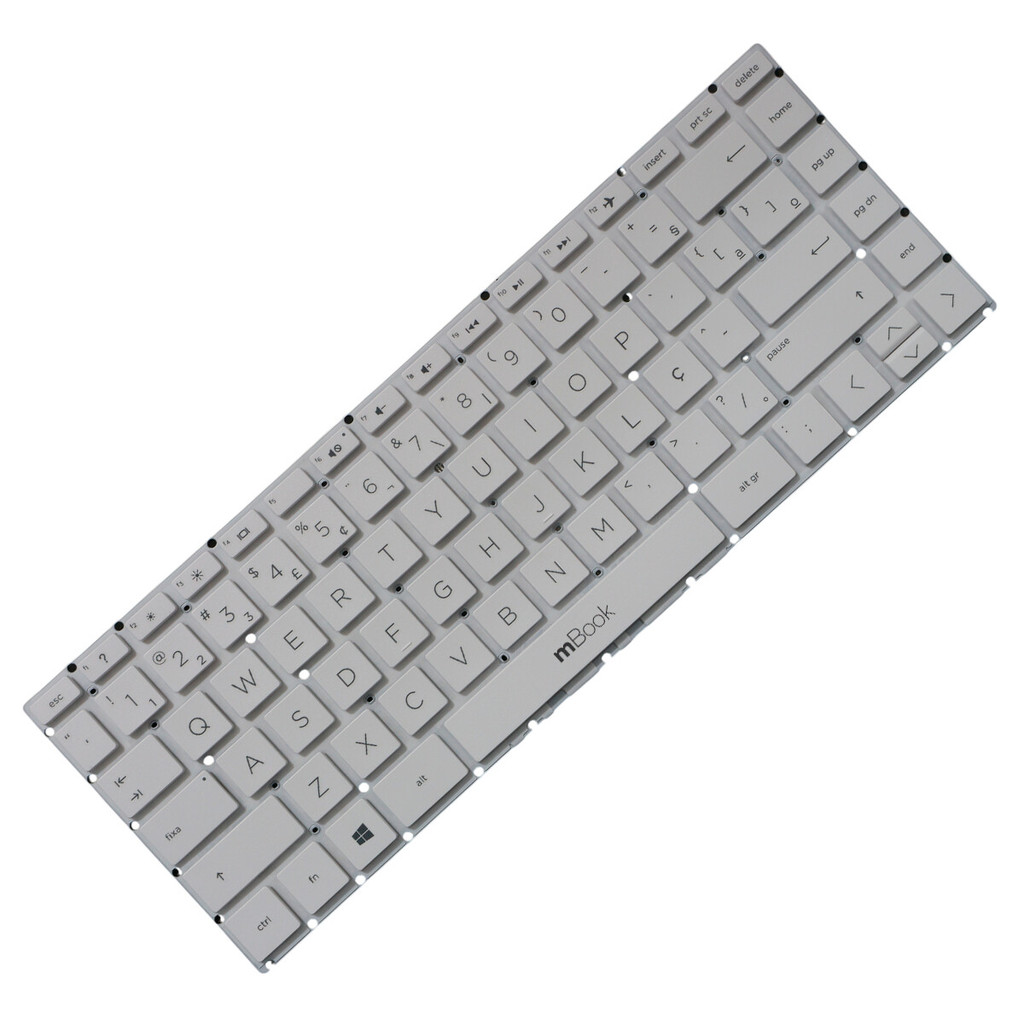 Teclado para HP Pavilion 14-BA114DX Branco BR