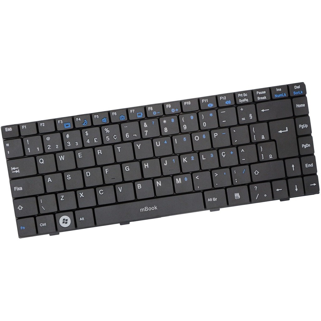 Teclado Itautec W7410 W7415 V092305bk1 71-31800-05 Br Com Ç