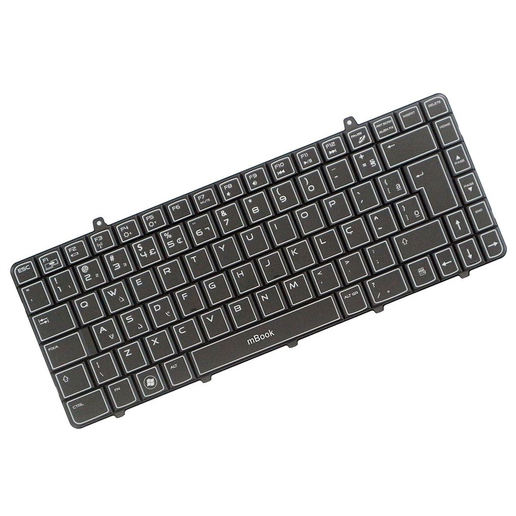 Teclado Dell Alienware 0kmvnt V109002dr Pk130cw1a21 C/ Led