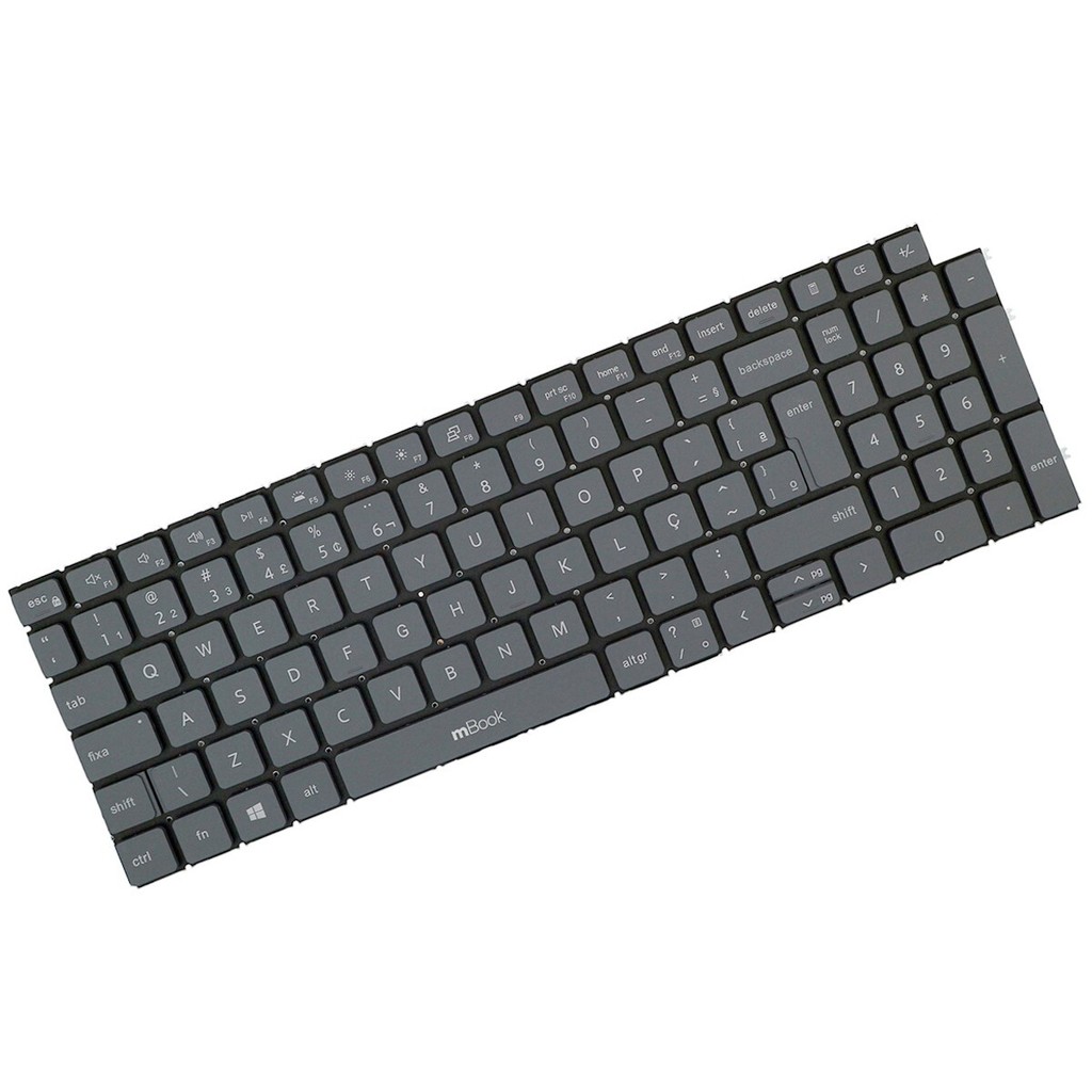 Teclado compatível com SG-A5870-40A Cinza com Led