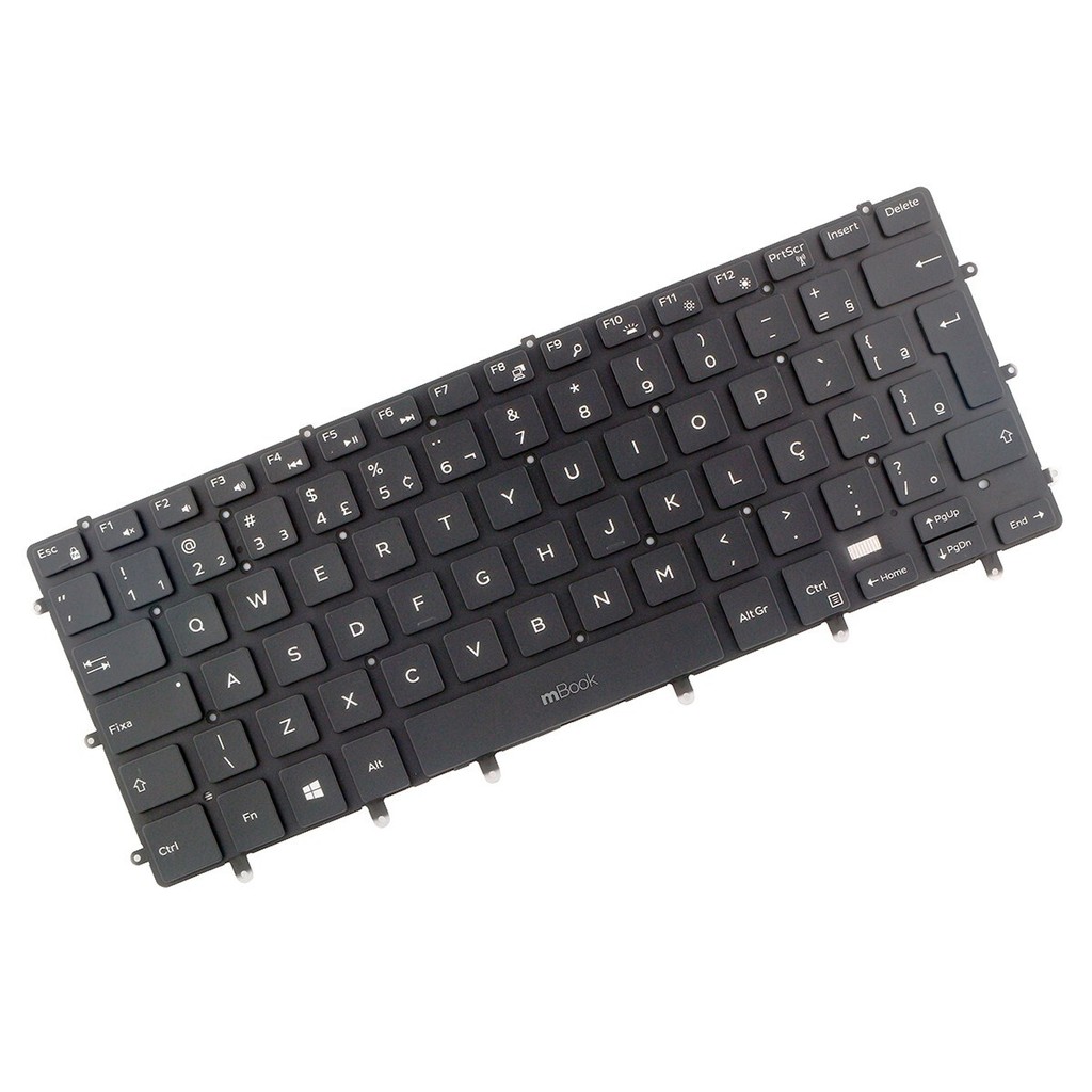 Teclado Dell Inspiron 7568 Xps 15-9550-d1828t BR Ç com led