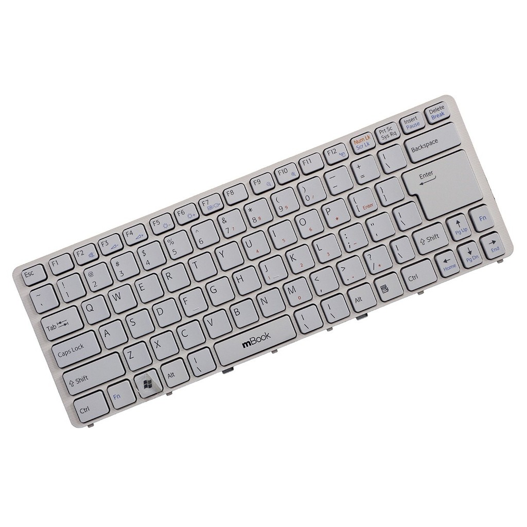 Teclado para Sony Vaio Pcg-7173l Pcg-7181m Branco