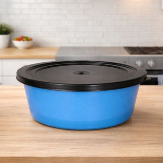 Organizador pequeno redondo 400ml com tampa unitario em Oferta na Shopee