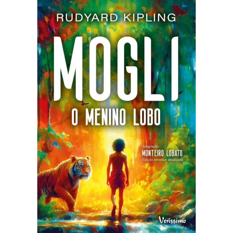 Livro Mogli - O Menino Lobo - Rudyard Kipling | Clássico Infantil Juvenil | Edição Ilustrada + **MARCADOR GRÁTIS**