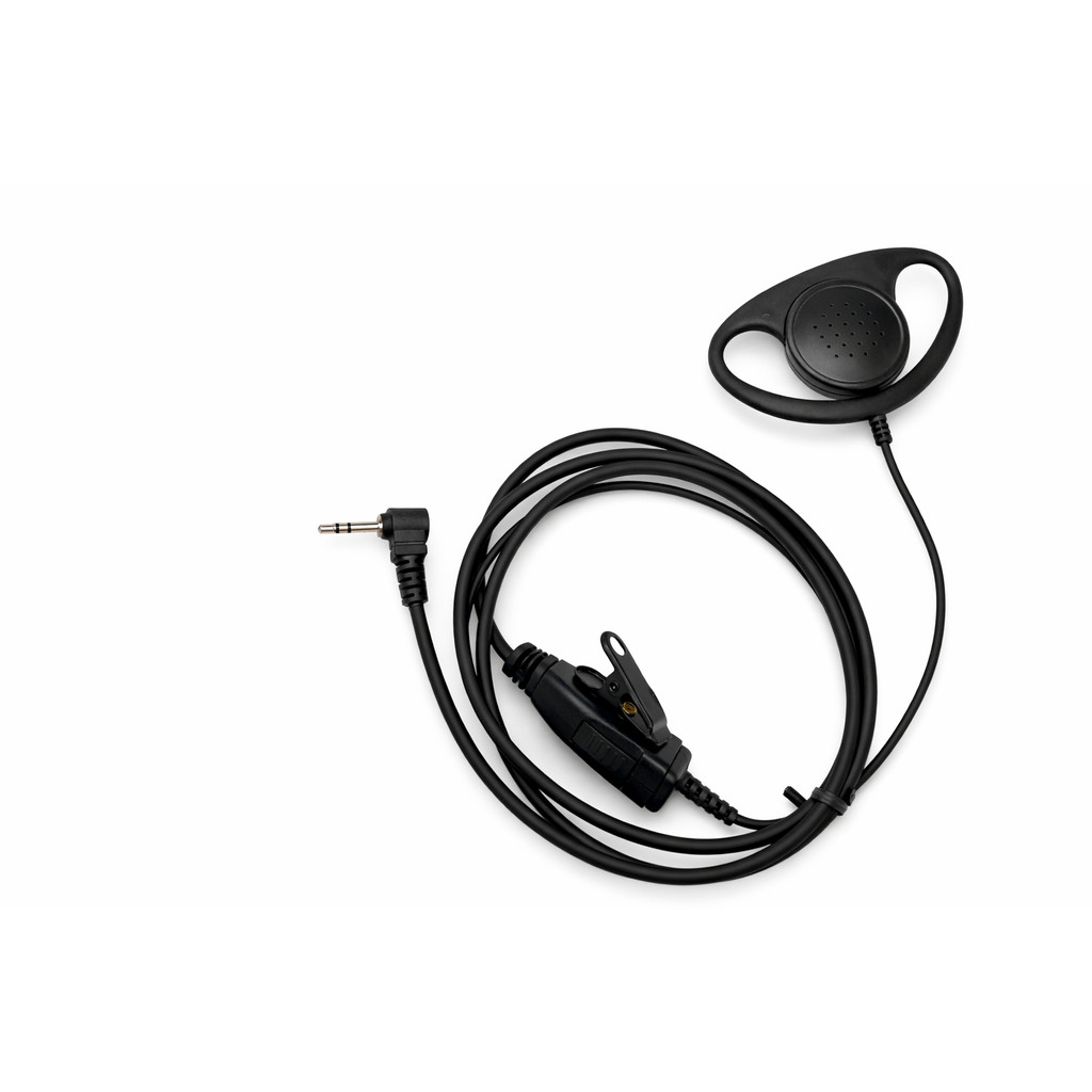 Fone P1 Tipo D com Mic e PTT Compatível com Rádio Motorola TLKR T3 T4 T60 T80 MR