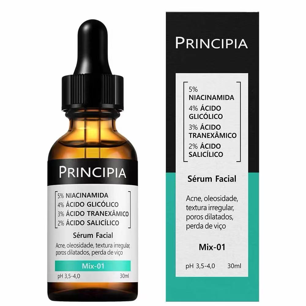 Sérum Principia Mix-01 (Niacinamida + Glicólico + Ácido Tranexâmico + Ácido Salicílico) em Oferta na Shopee