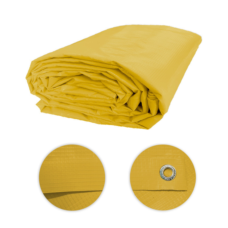 Lona Amarela TD1000 Blackout 500 Micras 6,5x2,5 Metros Para Eventos Toldos e Coberturas