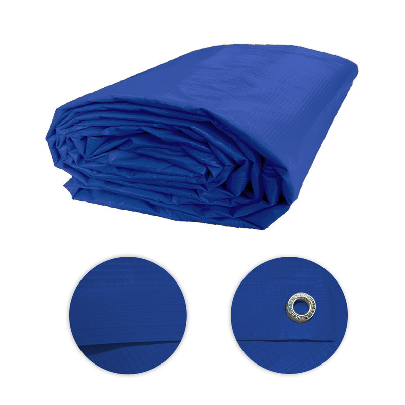 Lona Azul TD1000 Blackout 500 Micras 6,5x2,5 Metros Para Eventos Toldos e Coberturas