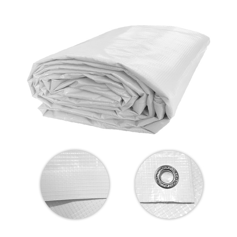 Lona Branca TD1000 Blackout 500 Micras 6,5x2,5 Metros Para Eventos Toldos e Coberturas