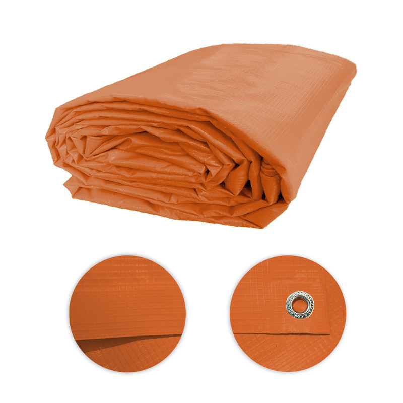 Lona Laranja TD1000 Blackout 500 Micras 6,5x2,5 Metros Para Eventos Toldos e Coberturas