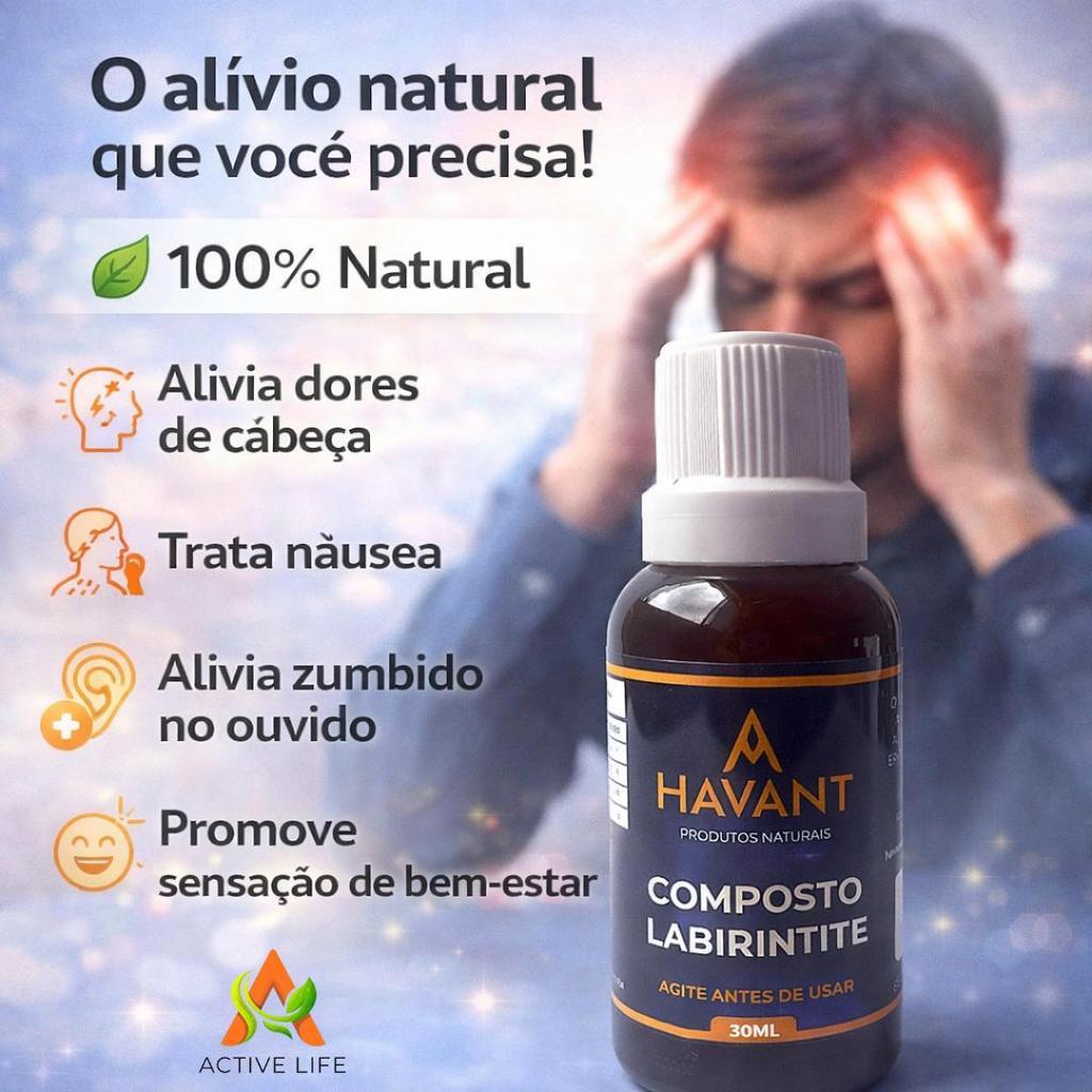 LABIRINTITE COMPOSTO 100% NATURAL 30ML HAVANT em Oferta na Shopee