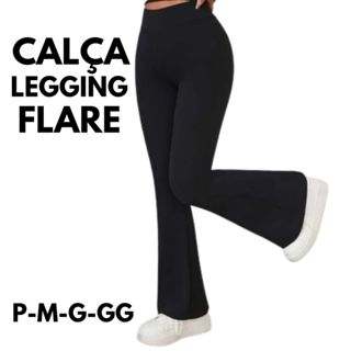 Calça Legging Flare Bailarina P ao GG PROMOÇÃO em Oferta na Shopee