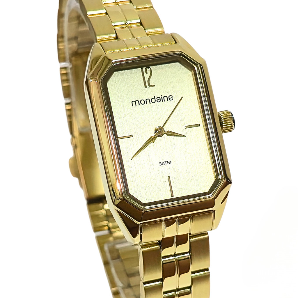 Relógio Mondaine Feminino Analógico Dourado 32359LPMVDE1