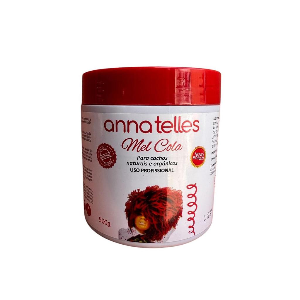 Mel cola para cachos orgânicos e naturais 500g em Oferta na Shopee