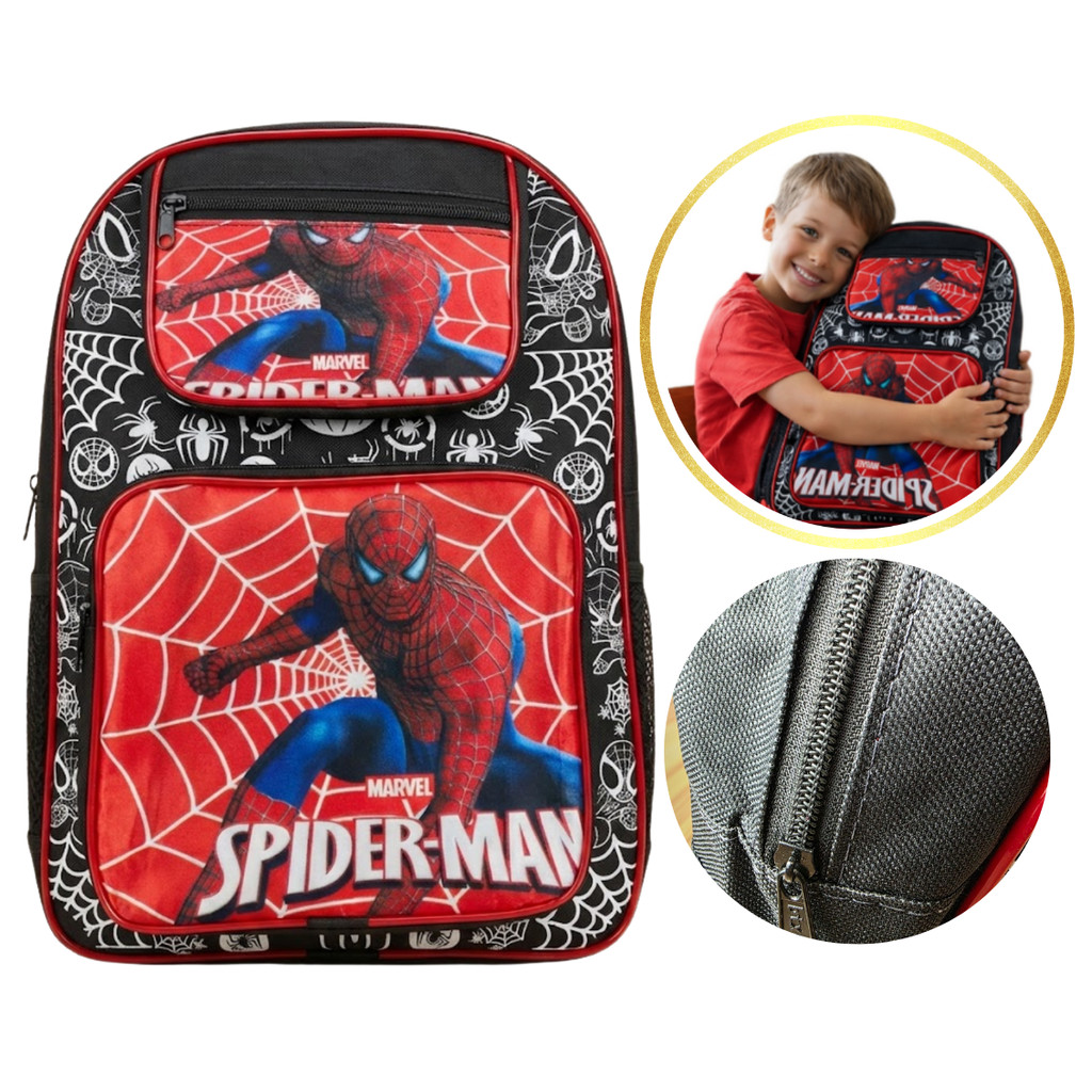 Mochila Homem Aranha Infantil Personagem Spider Escolar em Oferta na Shopee