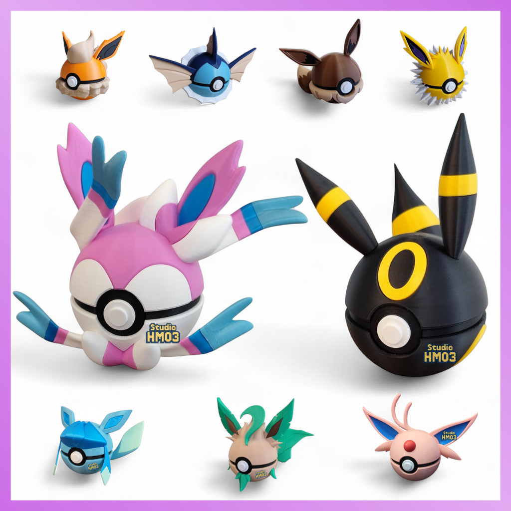 Eevee Umbreon Sylveon Pokebola Pokémon – Pokeball Colecionável Geek Decoração Nerd Anime em Oferta na Shopee