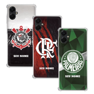 Capinha Personalizada Futebol Nacional para Samsung Galaxy A06 com nome em Oferta na Shopee