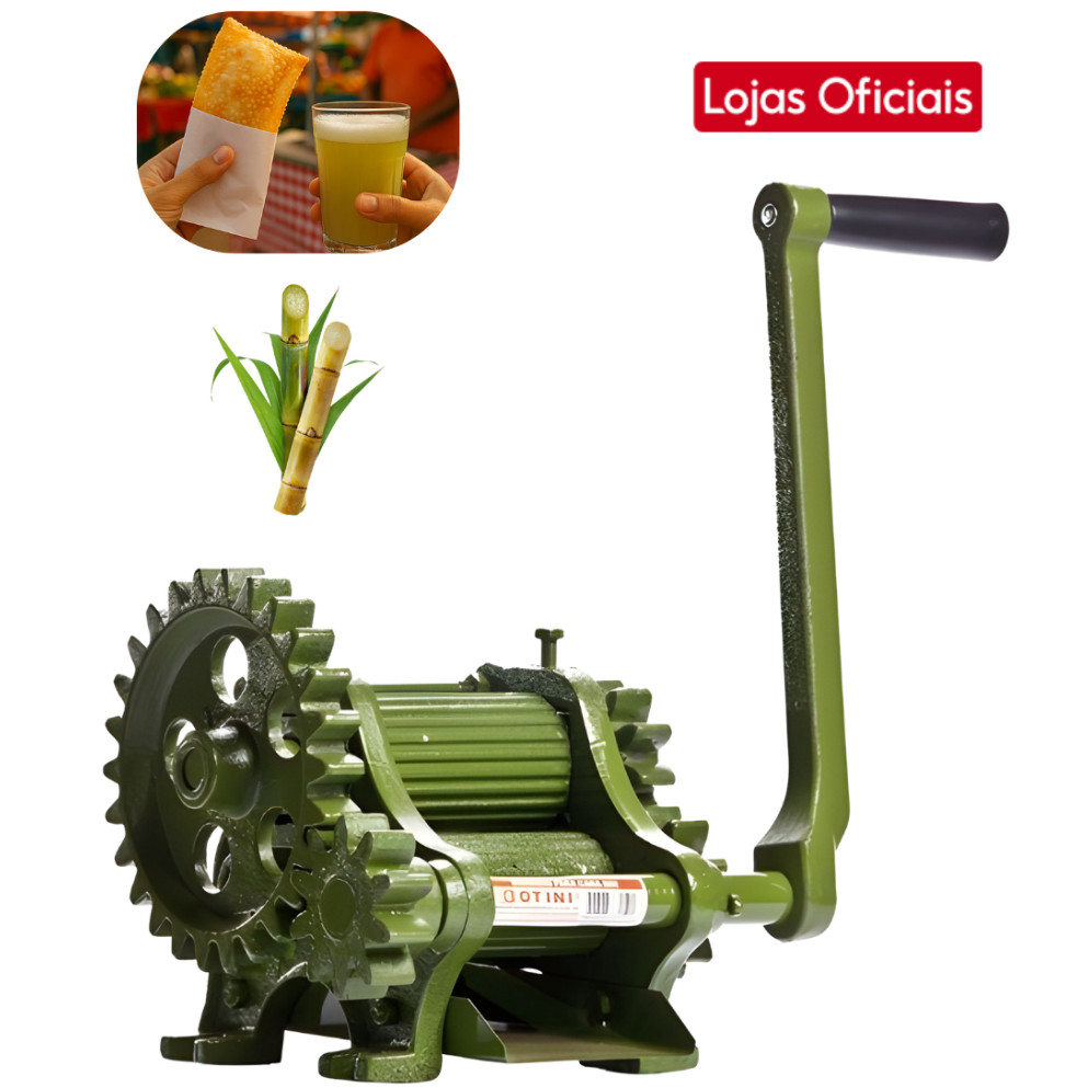 Engenho de Cana Manual com Regulagem Botini B60 - Moedor de Cana Profiss para Caldo de Cana Fresco em Oferta na Shopee