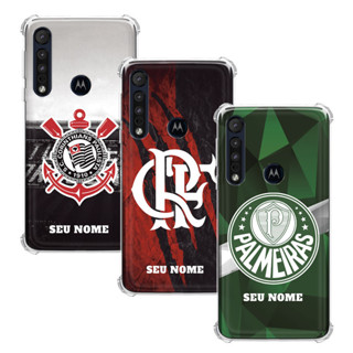 Capinha Personalizada Futebol Nacional para Motorola Moto One Macro com nome em Oferta na Shopee