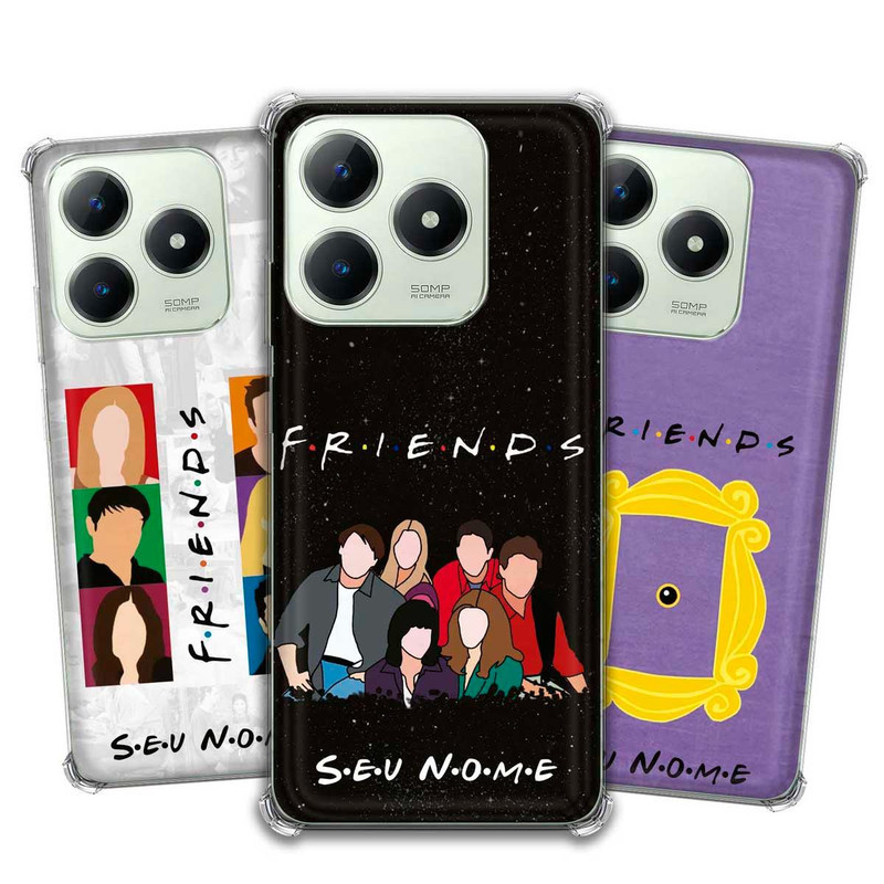 Capa Capinha para - Realme C63 4G - Série Friends Central Perk Personalizada