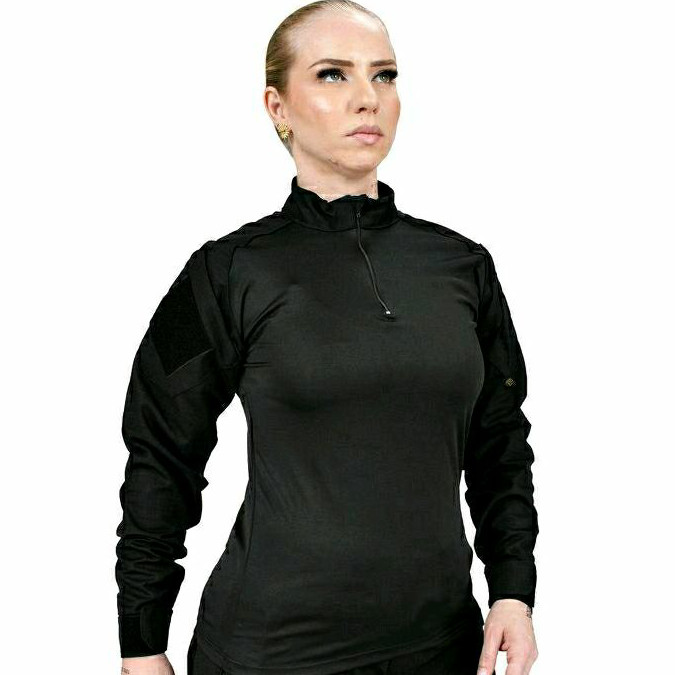 COMBAT SHIRT MILITAR FEMININA PM AGENTE SEGURANÇA OPERACIONAL