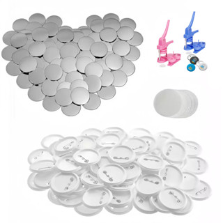 Kit 50/100/200 Bottons 25/32/37/44/58mm p/ Personalizar – Insumos p/ Matriz Machine em Oferta na Shopee