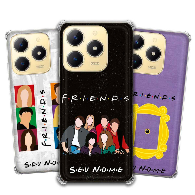 Capa Capinha para - Realme C61 - Série Friends Central Perk Personalizada