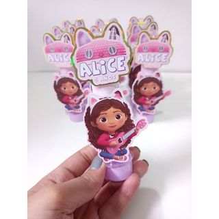 Aplique para Tubete 3D - Casa Mágica da Gabby (NÃO ACOMPANHA TUBETE)