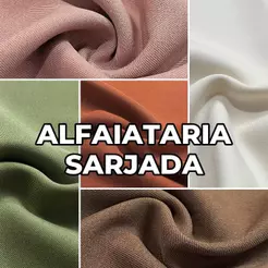 1 Metro Tecido Alfaiataria Sarjada Com Lycra Sarja Com Elastano (1m x 1.50m)