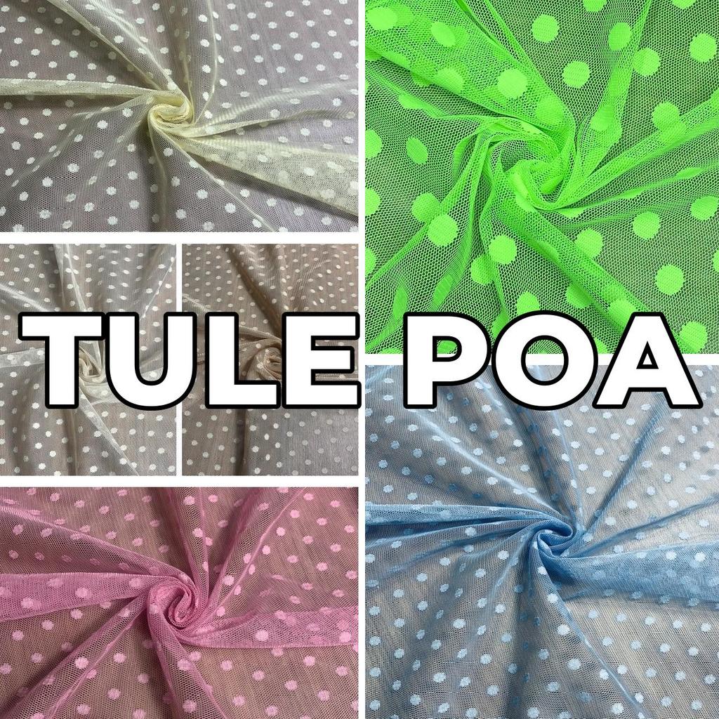 6 Metros Tecido Tule Com Poa Dots | Tule de Bolinha | Vestidos, Saida de praia (6m x 1.50m)