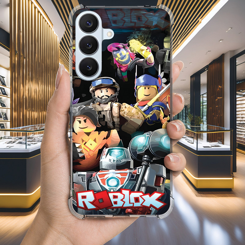 Capa Capinha GALAXY A32 A31 A30 A25 A04S A04E A04 A03 CORE A02S A02 A01 Anti-impacto Personalizada gamer ROBLOX (3475)