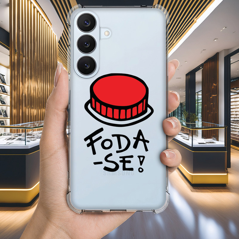 Capa Capinha GALAXY S20 ULTRA S10 S10E LITE 2020 S9 S8 A73 A72 Anti-impacto Personalizada frases MAL educada (0741)