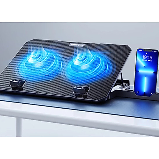 Suporte Notebook Ergonômico Cooler Refrigeração 5v 1000rpm