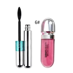 Best KIT Máscara 2 Em 1 Para Cílios A Prova D'água Tango + Sarahs Beauty Lip Glos Brilho Kiko