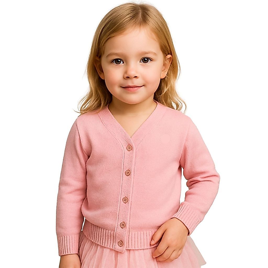 Cardigan Casaquinho Tricot  Feminino Infantil Menina