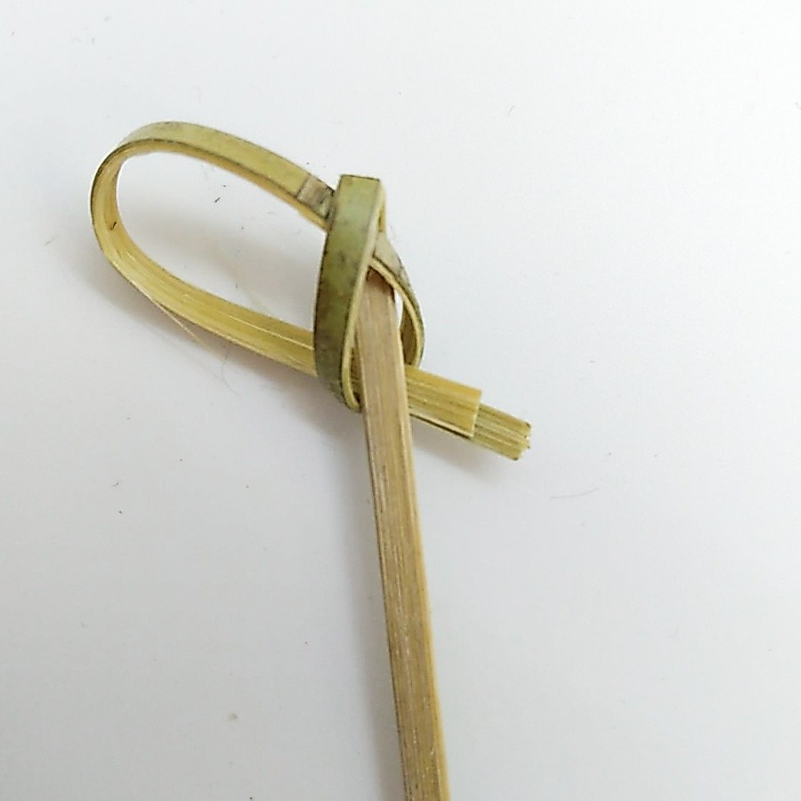 Palito em Bambu p/ petiscos - 50 un - 9 cm - Ref. HA245 - Silver Festas