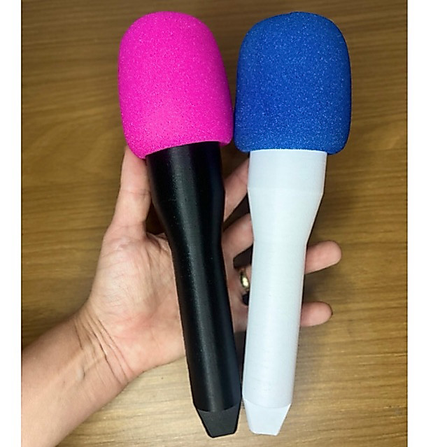 Bastão Slim Microfone suporte para Lapela, entrevista, blog, notícias