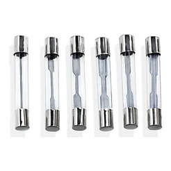 Kit Com 5 Fusivel Vidro 30 Amperes
