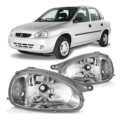 Farol Corsa 2000 2001 2002 2003 2004 2005 2009 2010 Cromado